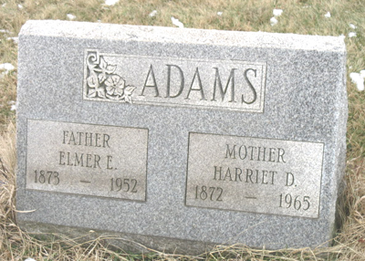 Elmer E. & Harriet D. Adams