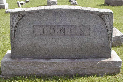 Jones Family Marker