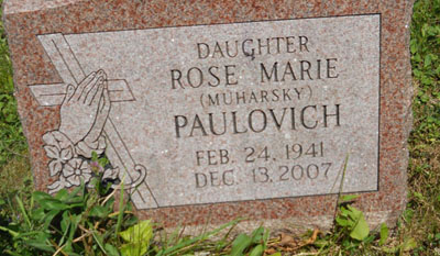 Rose Marie (Muharsky) Paulovich