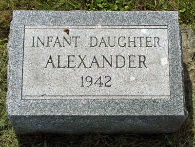 Infant Daughter Alexander