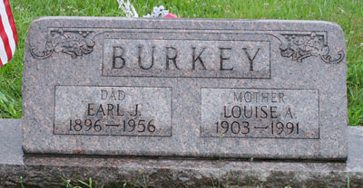 Earl J. Louise A. Burkey
