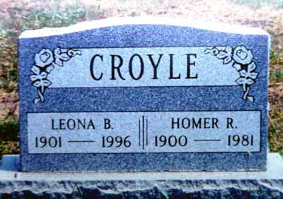 Homer R. & Leona B. Croyle
