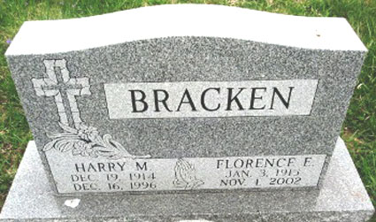 Harry M & Florence E. Bracken