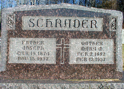 Joseph & Mary M. Schrader