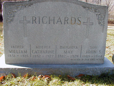 William & Catharine & May & John S. Richards