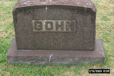 Gohn Family Marker