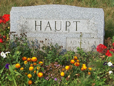 William L. & Adassa A. Haupt