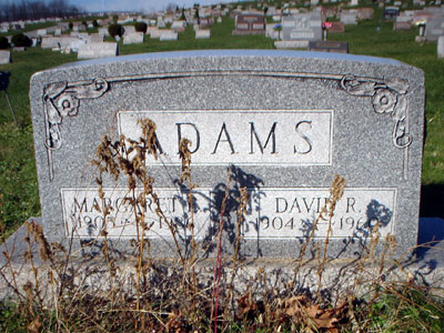 Margaret E. & David R. Adams