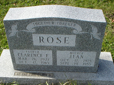 Clarence F. & Jean Rose