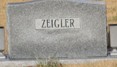 Zeigler Family Marker