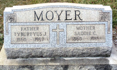 Tyburtyus J. & Saddie C. Moyer