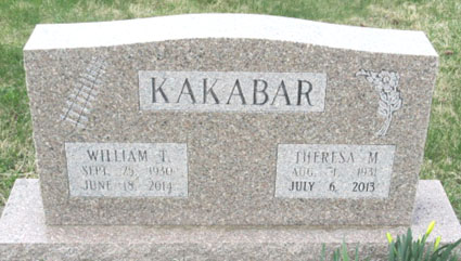 William T. & Theresa M. Kakabar