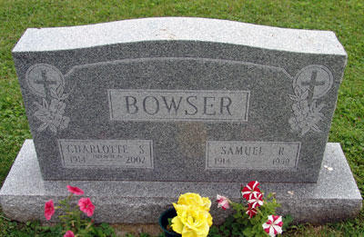 Samuel R. & Charlotte S. (Weaver) Bowser