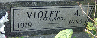 Samuel J & Violet A. Seaman Monfordini